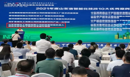ca88有限公司入选“山东省智能化技改十大优良案例”